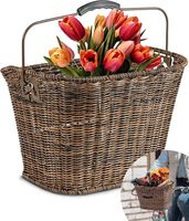 Fahrradkorb aus Polyrattan 20L