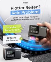 Mini-Akku Fahrradpumpe 10.3 Bar