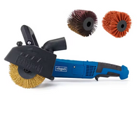 Universal-Renovierungsschleifer 100mm Bürstenbreite | 1300W | inkl. Schleifstreifenbürste und Nylonbürste