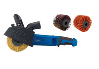 Universal-Renovierungsschleifer 100mm Bürstenbreite | 1300W | inkl. Schleifstreifenbürste und Nylonbürste