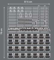 Lochwandsystem 49-tlg