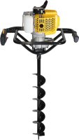 TEXAS Profi Erdlochbohrer Benzin Erdbohrer Pfahlbohrer EA5300 inkl 150mm Bohrer