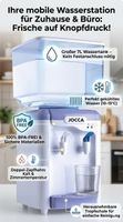 Jocca Wasserspender mit 7L Tank & Kühlung – Elektrischer Tisch-Wasserspender – Weiß/Lila