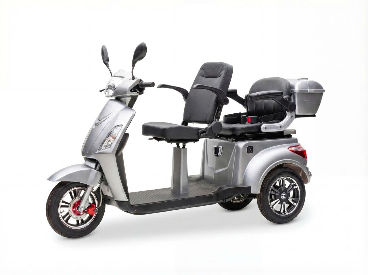 Econelo E-Seniorenmobil Billy 2.0, Lithium-Akku, 3-Rad, 1000 Watt, Grau