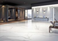 Albatros Feinsteinzeug Wand- und Bodenfliese Weiss- Grau Mamor Optik 