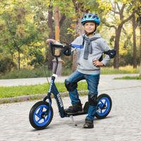 Kinderroller Scooter Tretroller mit verstellbarem Lenker, großen Rädern