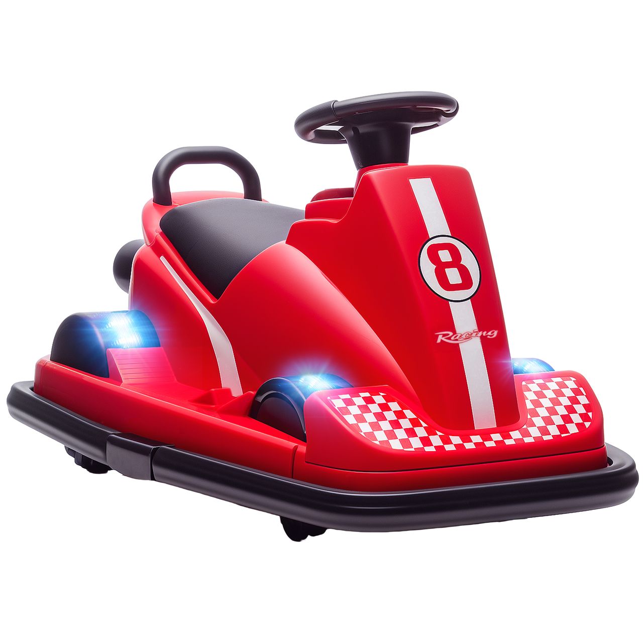 Aiyaplay 6V Kinder Autoscooter Kinder Elektroauto Mit 2 Motor 360° Drehbar Rutschauto