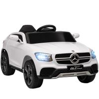 Kinder Elektroauto 12V Kinderauto mit 2,4 GHz Fernbedienung, 2 Motor, Weiß