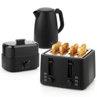Wasserkocher Toaster Eierkocher Set 1,7L Wasserkocher 4 Scheiben Toaster