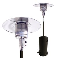 Heizpilz Classico schwarz 14 kW Gasheizstrahler für Terrasse, Garten oder Outdoor-Feiern