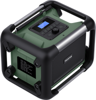 TOP OR 20 Grün/Schwarz – Outdoorradio inkl. Adapter für Akkupacks von Makita etc.