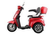 E-Seniorenmobil Aktiv Mobil E-Trike Pro rot - 25 km/h - mit Hardkoffer