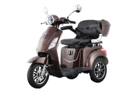 E-Seniorenmobil Aktiv Mobil E-Trike Pro braun - 25 km/h - mit Hardkoffer