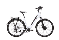 Telefunken City E-Bike RC670 Multitalent mit 7-Gang Shimano Kettenschaltung, Weiß