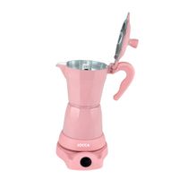 Jocca elektrische Espresso Kaffeemaschine in Rosa für bis zu 6 Tassen