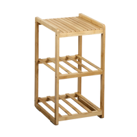 Regal mit 2 Boxen, Bambus, FSC