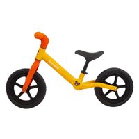 Gelbes Kinderrad mit 2 Rädern für Anfänger ab 3 Jahren