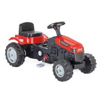 Trettraktor ab 3 Jahre, rot, Traktor zum draufsitzen, Kinder Traktor
