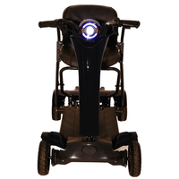 Best Ager Fold PRO Elektro Seniorenmobil 4-Rad E-Roller Faltbar max. 6km/h Schwarz
