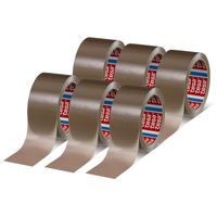 6er Paketklebeband, Braun- 6 Rollen je 66 m x 50 mm