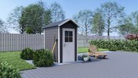 eleph WPC Gartenhaus/Gerätehaus XS FSC