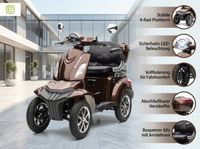 E-Seniorenmobil BENNI 4.0 - Blei Akku - 1000W - 25 km/h - BRAUN
