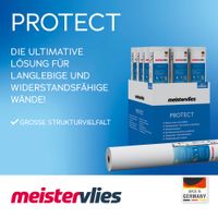 Vliestapete überstreichbar einfarbig 10,05 m x 0,53 m - Weiß - 12er Set