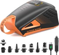 OutdoorMaster Shark 3 Akku SUP Pumpe – 20 PSI Turbo Luftpumpe für 4 Boards