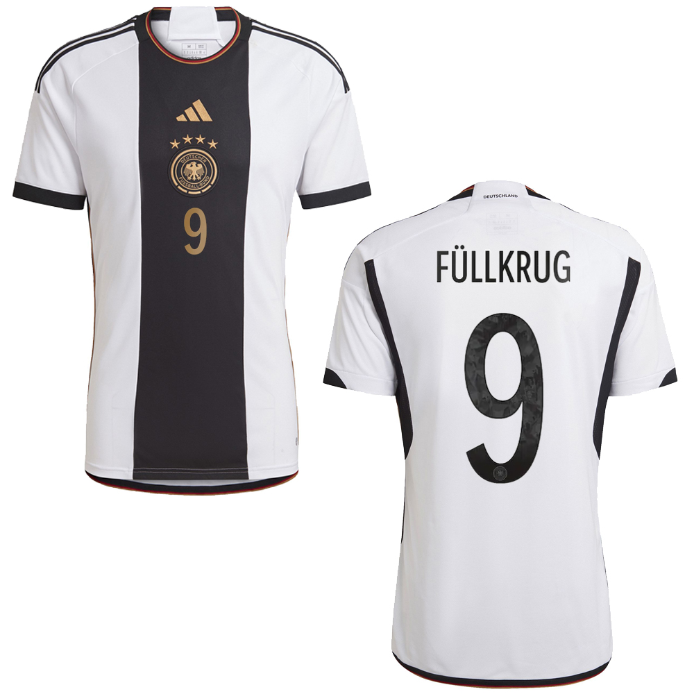 DFB DEUTSCHLAND Trikot Home Herren WM 2022 FÜLLKRUG 9 Sportiger.de