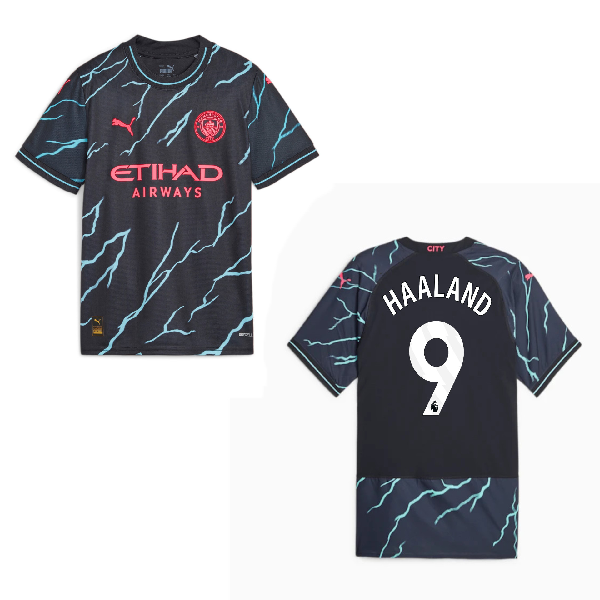 MANCHESTER CITY Trikot 3rd Kinder 23 / 24 HAALAND 9 Sportiger.de