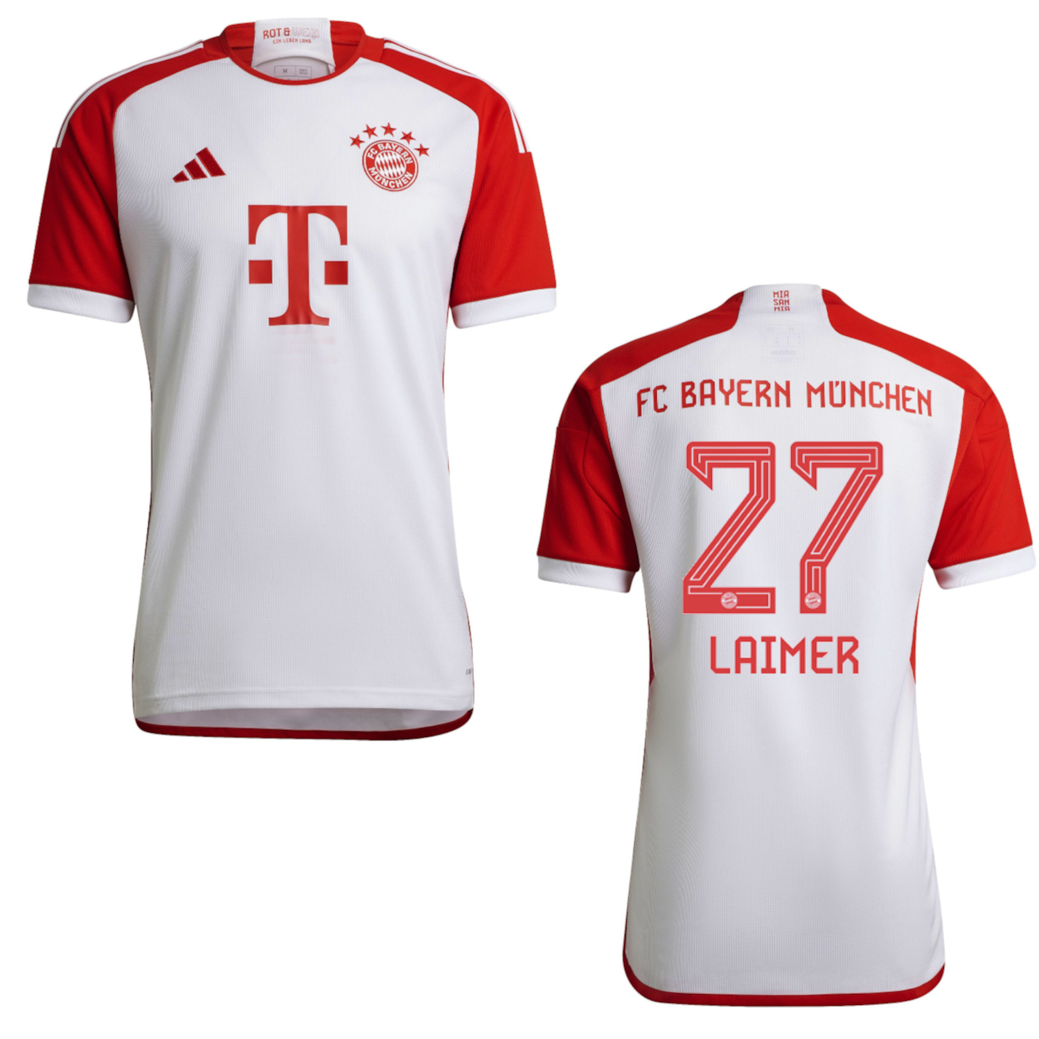Fc Bayern Trikot Mit Eigenem Namen Und Nummer FC BAYERN MÜNCHEN Trikot Home Kinder 23 / 24 - LAIMER 27 | Sportiger.de