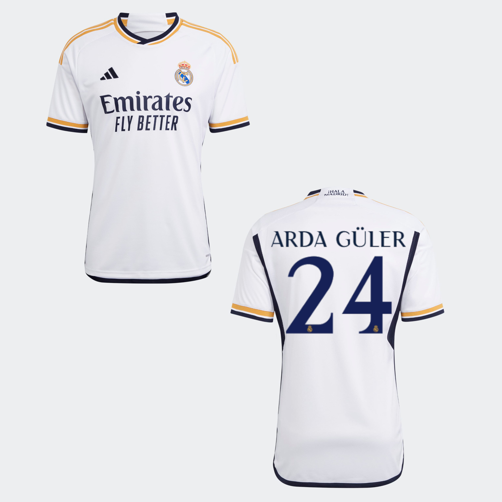 REAL MADRID Trikot Home Home Authentic Herren 23 / 24 ARDA GÜLER 24 Sportiger.de