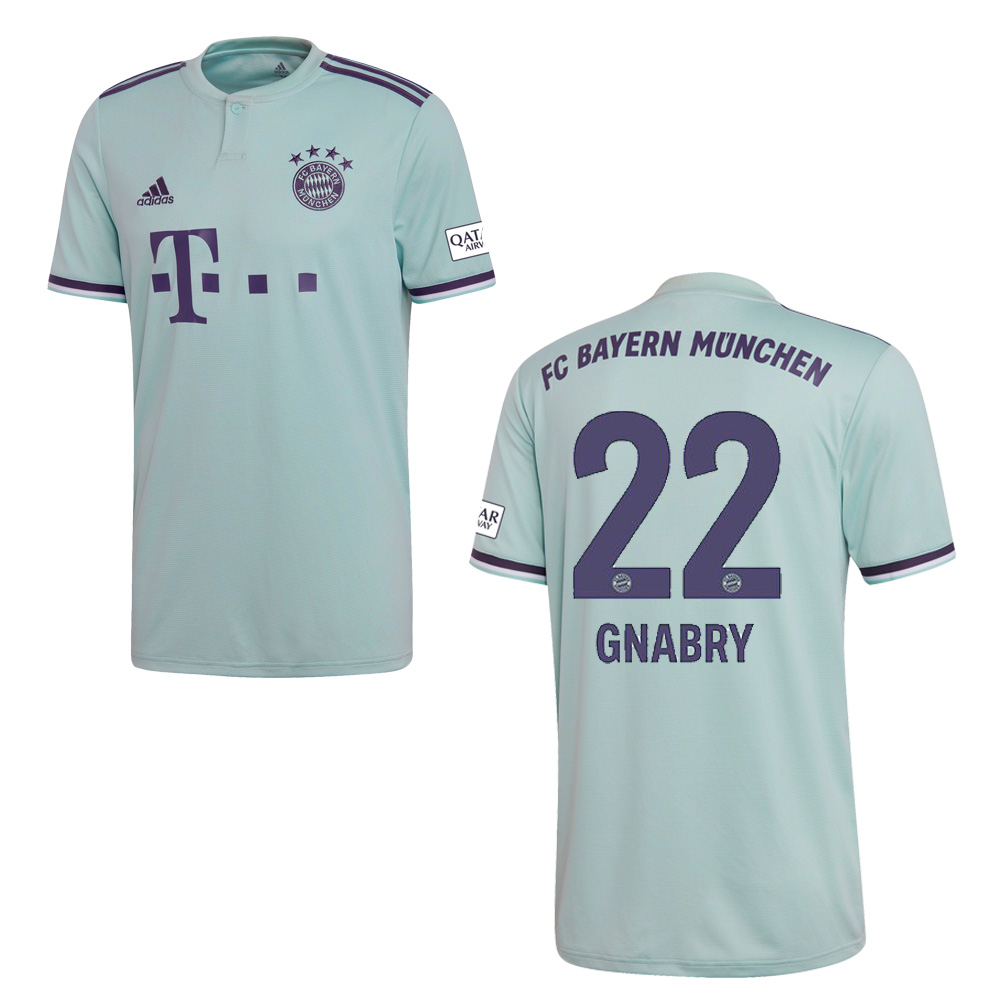 adidas FC BAYERN MÜNCHEN Trikot Away Kinder 2018 2019 GNABRY 22 adidas FC BAYERN MÜNCHEN Trikot Away Kinder 2018 2019 GNABRY 22
