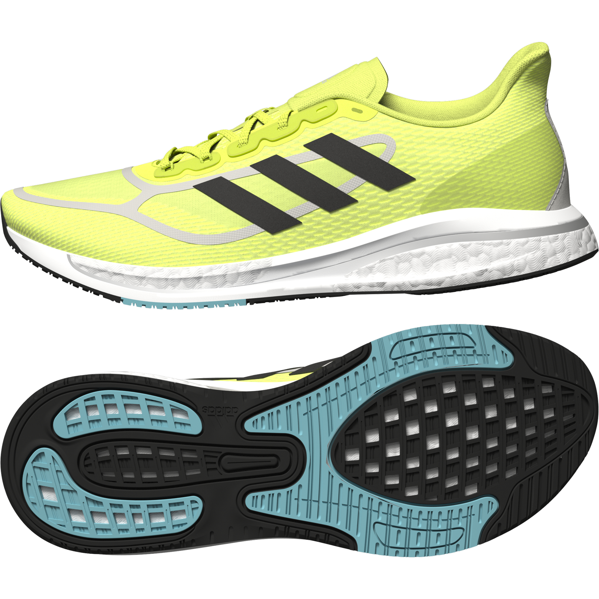 Schuhe adidas - Supernova + M FX6650 Syello/Cblack/Claqua - für Training -  Laufschuhe - Sportschuhe - Herrenschuhe | eschuhe.de