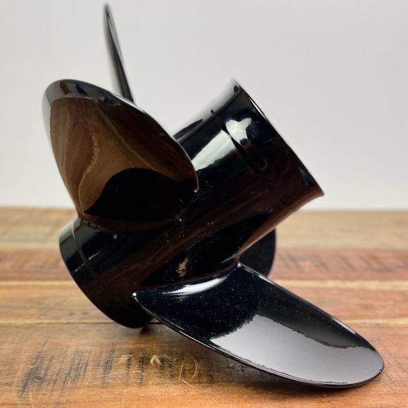 10 3/8x13 Aluminum Outboard Propeller High Thrust 4 Blades