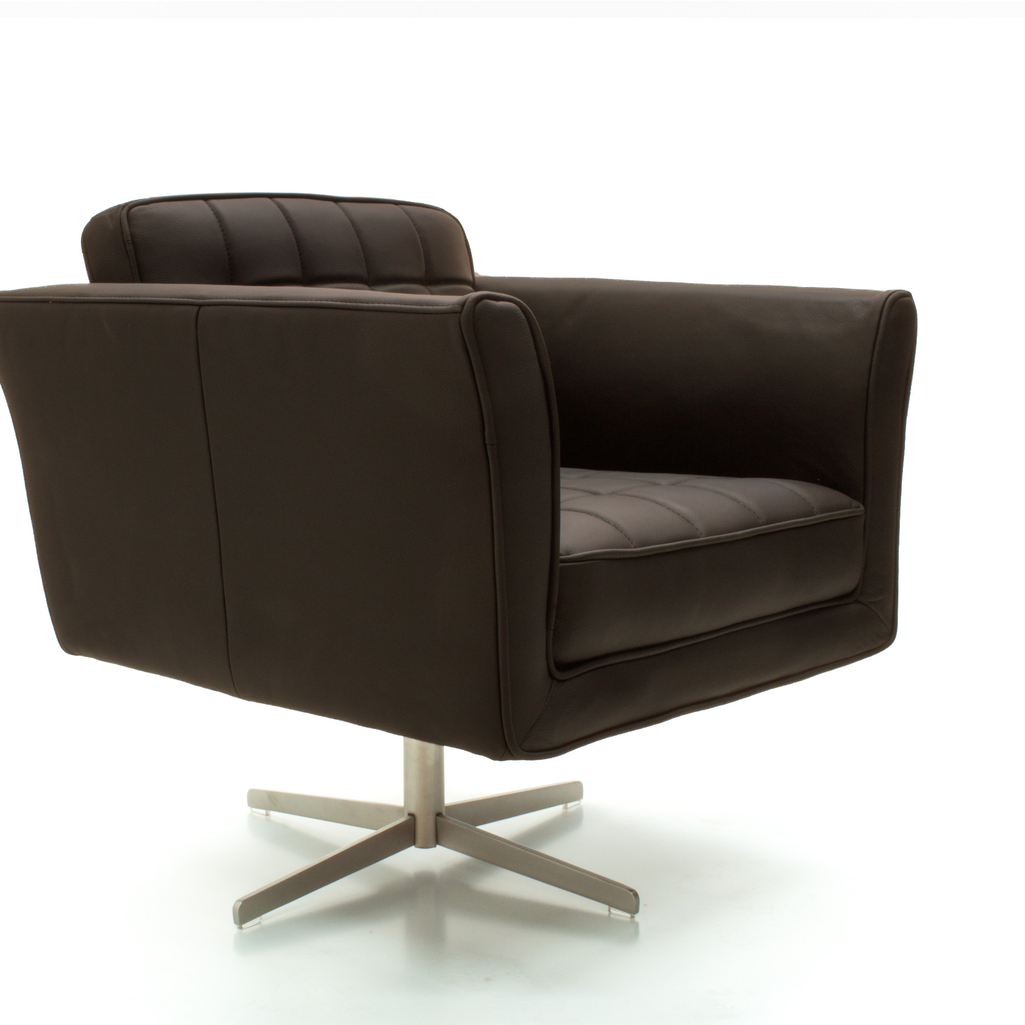 Ledersessel Bologna Braun | Lederstühle Esszimmer-Stühle kaufen bei