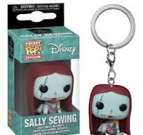 FUNKO POP! KEYCHAIN: The Nightmare Before Christmas - Sally sewing