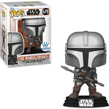 Funko Pop Mandalorian with Beskar Staff Star Wars Exklusiv