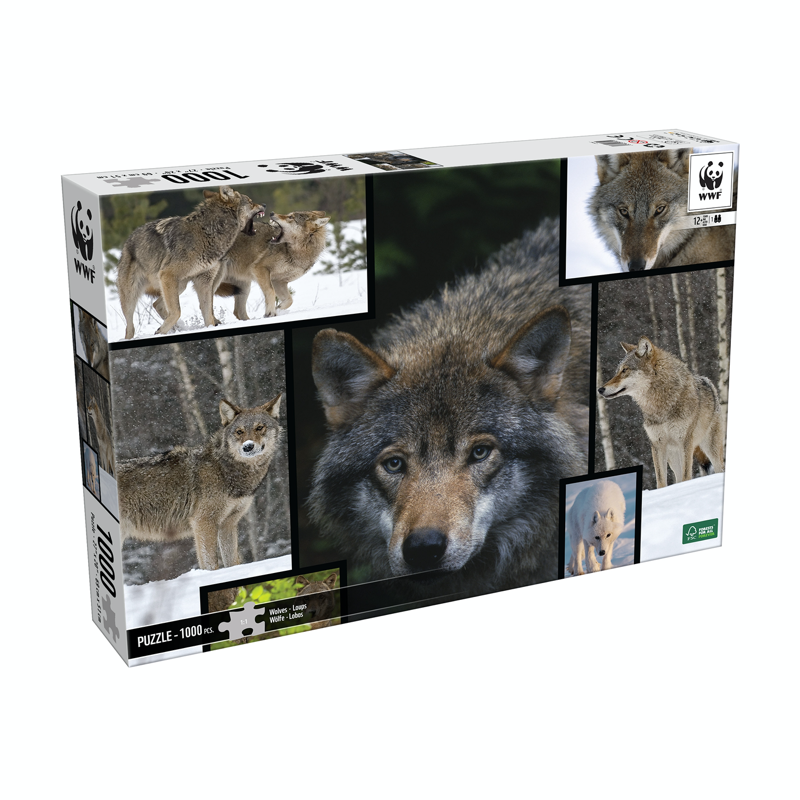 WWF Puzzle Wölfe (1000 Teile) Puzzel Wolves Wolf jigsaw Tiere Raubtiere