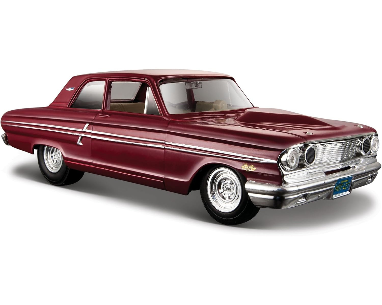 ミニカー Maisto 1964 FORD FAIRLANE THUNDERBOLT Maisto Ford Fairlane Thunderbolt 1964 Modellauto Rot 1:24
