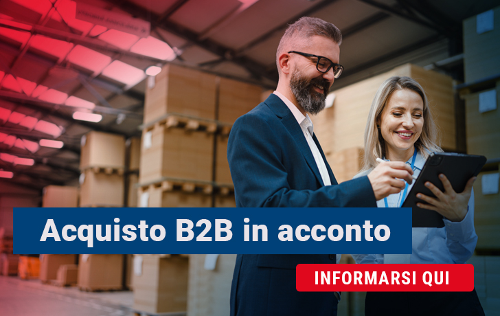 Acquisto B2B in acconto