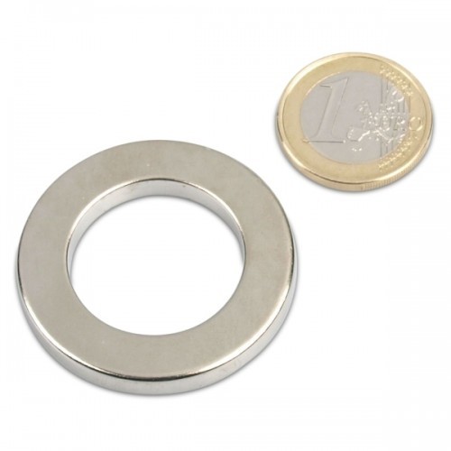 h/ält 2 kg Magnet Glasboards f/ür K/ühlschrank Magnettafel Neodym N44 5 x Ringmagnet // Magnetring /Ø 27//21 x 3 mm Nickel Whiteboard Pinnwand starker Powermagnet//Supermagnet//Permanentmagnet mit extremer Haftkraft