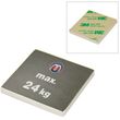 Quadermagnet selbstklebend 3M - 50 x 50 x 5mm Neodym N45 (NdFeB), Haftkraft 24kg
