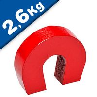 rot//blau 400°C Quader Stabmagnet Schulmagnet AlNiCo 60 x 10 x 5mm Max.Temp