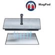 Magnetplatte Magnetsystem 79 mm x 53 mm x 12 mm mit Gewinde M6 - Haftkraft 10kg