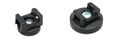 Magnetsystem Ø 22 mm - 43 mm gummiert für die Kabelmontage | hält 3,8 kg