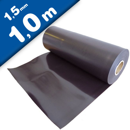 Foglio magnetico grezzo marrone 1,5 mm x 62 cm x 100 cm - venduto al metro