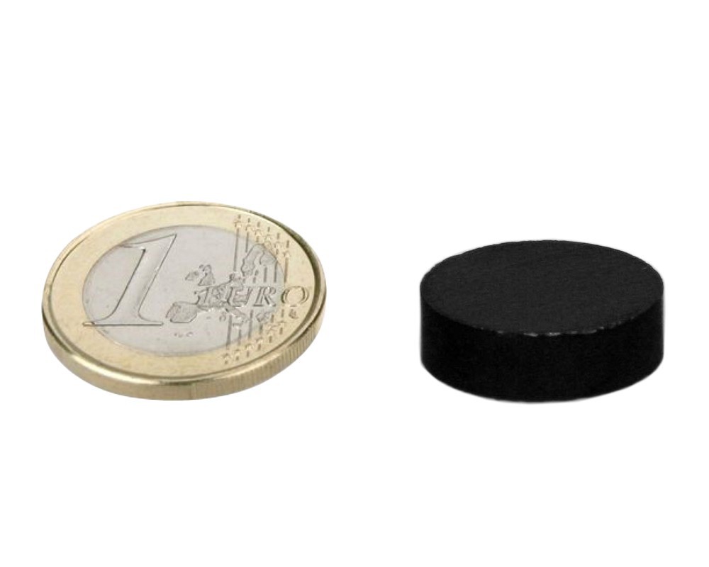 20x NEODYM SCHEIBEN MAGNET POWERMAGNET VERNICKELT 12 x 10 mm GRADE N45