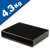 20x POWER NEODYM QUADER MAGNET 40x10x10mm N45 VERNICKELT SUPERMAGNET WERKSTATT