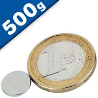 2 bis 100 Neodym Scheibenmagnete 10x1 mm N45 kleine flache Scheiben Magnete